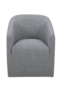 Upholstered Rolling Dining Chair | Novi Living Sandy | Oroa.com