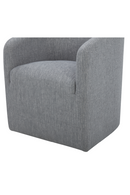 Upholstered Rolling Dining Chair | Novi Living Sandy | Oroa.com