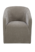 Upholstered Rolling Dining Chair | Novi Living Sandy | Oroa.com