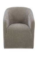 Upholstered Rolling Dining Chair | Novi Living Sandy | Oroa.com