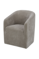 Upholstered Rolling Dining Chair | Novi Living Sandy | Oroa.com