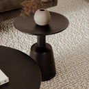 Round Wooden End Table | Novi Living Nels | Oroa.com