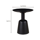 Round Wooden End Table | Novi Living Nels | Oroa.com