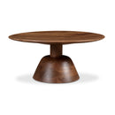 Wooden Round Coffee Table | Novi Living Nels | Oroa.com