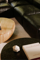 Hospitality furniture - Round Acacia Storage Coffee Table - www.oroatrade.com