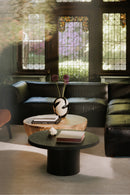Hospitality furniture - Round Acacia Storage Coffee Table - www.oroatrade.com