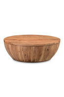 Hospitality furniture - Round Acacia Storage Coffee Table - www.oroatrade.com