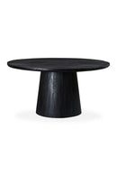 Contract furniture - Black Mango Wood Dining Table - www.oroatrade.com