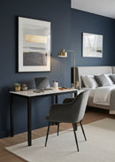 White Marble Mini Desk | Novi Living Parson | Oroa.com