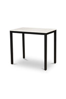 White Marble Mini Desk | Novi Living Parson | Oroa.com