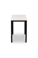 White Marble Mini Desk | Novi Living Parson | Oroa.com