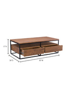 Contract furniture - Acacia Wood Coffee Table - www.oroatrade.com