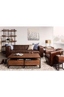 Contract furniture - Brown Acacia 1-Drawer Side Table - www.oroatrade.com