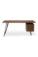 Solid Acacia 1-Drawer Desk | Novi Living Nailed | Oroa.com