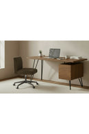 Solid Acacia 1-Drawer Desk | Novi Living Nailed | Oroa.com