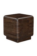 Brown Acacia Cube Side Table | Novi Living Eton | Oroatrade.com