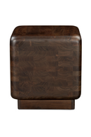 Brown Acacia Cube Side Table | Novi Living Eton | Oroatrade.com