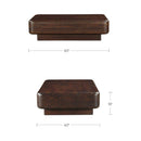 Brown Acacia Coffee Table | Novi Living Eton