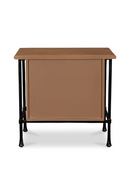 Wire-Brushed Acacia 2-Drawer Nightstand | Novi Living Rene | Oroa.com