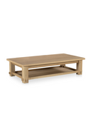 Natural Solid Oak Coffee Table | Novi Living Morey | Oroa.com