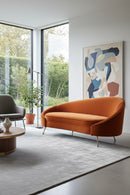 Hospitality furniture - Orange Asymmetrical Chaise - www.oroatrade.com