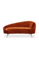 Hospitality furniture - Orange Asymmetrical Chaise - www.oroatrade.com