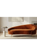 Hospitality furniture - Orange Asymmetrical Chaise - www.oroatrade.com