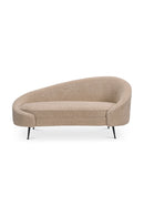 Hospitality furniture - Brown Shearling Chaise Lounge - www.oroatrade.com