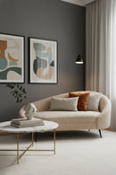 Hospitality furniture - Brown Shearling Chaise Lounge - www.oroatrade.com