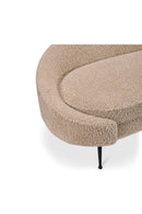 Hospitality furniture - Brown Shearling Chaise Lounge - www.oroatrade.com