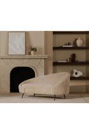 Hospitality furniture - Brown Shearling Chaise Lounge - www.oroatrade.com