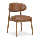 Brown Leather Dining Chair | Novi Living Ellie