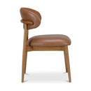 Brown Leather Dining Chair | Novi Living Ellie