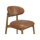 Brown Leather Dining Chair | Novi Living Ellie