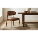 Brown Leather Dining Chair | Novi Living Ellie
