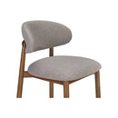 Curved Back Padded Dining Chair | Novi Living Ellie