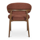 Curved Back Padded Dining Chair | Novi Living Ellie