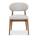 White Padded Dining Chair | Novi Living Ellie
