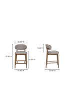 Hospitality furniture - Rubberwood Framed Counter Stool - www.oroatrade.com