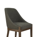 Oak Framed Upholstered Dining Chair | Novi Living Edward