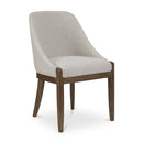Oak Framed Upholstered Dining Chair | Novi Living Edward