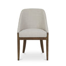 Oak Framed Upholstered Dining Chair | Novi Living Edward