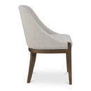 Oak Framed Upholstered Dining Chair | Novi Living Edward