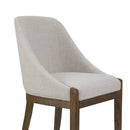 Oak Framed Upholstered Dining Chair | Novi Living Edward