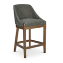 Green Curved Counter Stool | Novi Living Edward