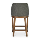 Green Curved Counter Stool | Novi Living Edward