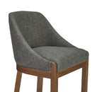 Green Curved Counter Stool | Novi Living Edward