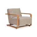 Oak Framed Lounge Chair | Novi Living Eckersley