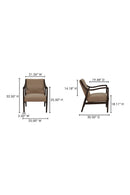 Hospitality furniture - Beige Shearling Accent Chair - www.oroatrade.com