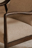 Hospitality furniture - Beige Shearling Accent Chair - www.oroatrade.com